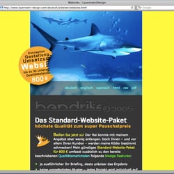 Website „Hendriks Visuelle Kommunikation“
