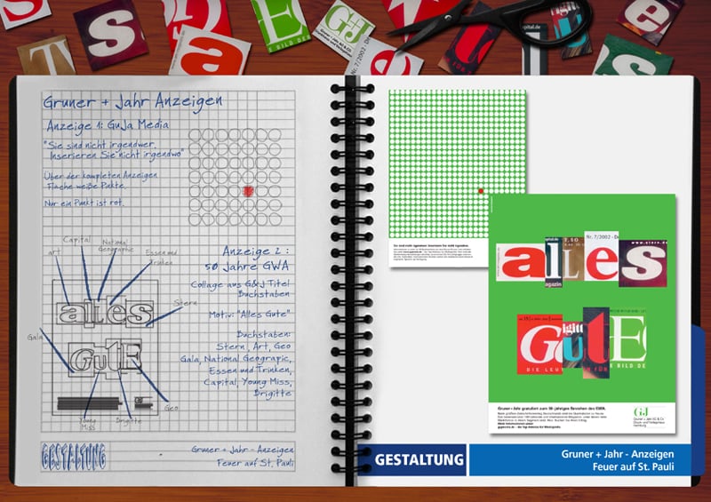 Guja Media– Anzeigen Gestaltung – Feuer auf St. Pauli