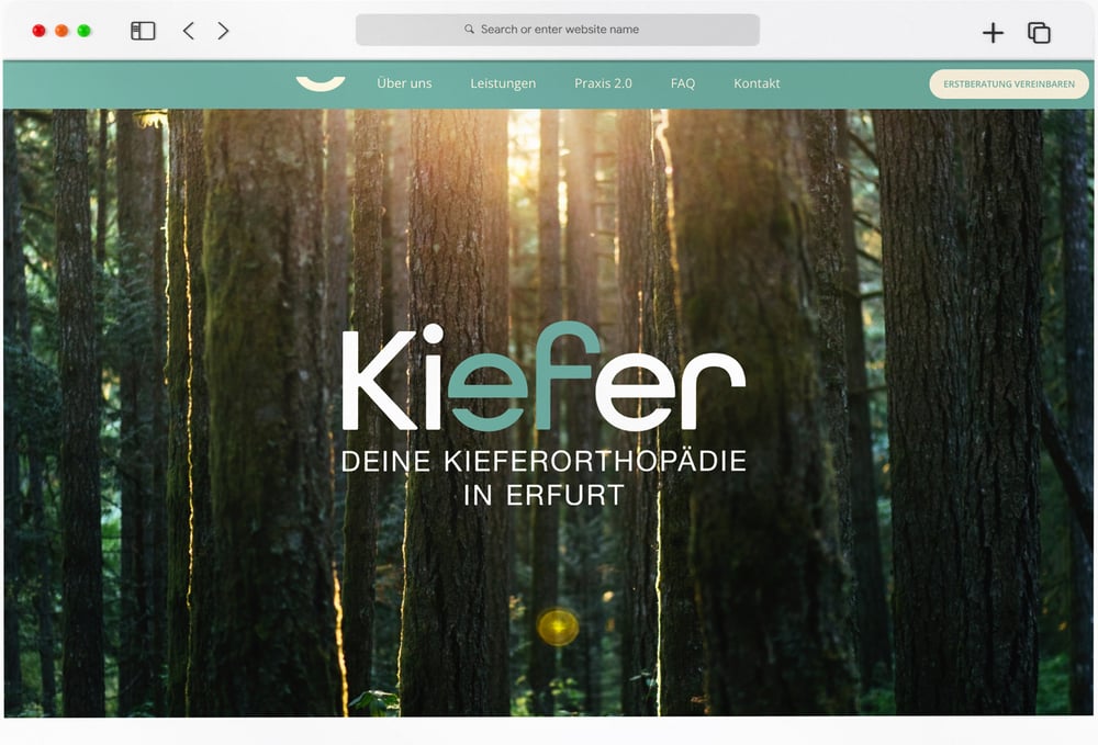 Wordpress Elementor Kieferorthopädie in Erfurt