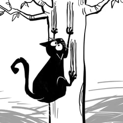 Illustration für Inktober