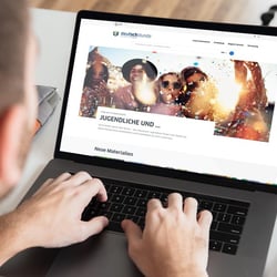 Einsatz auf der Website