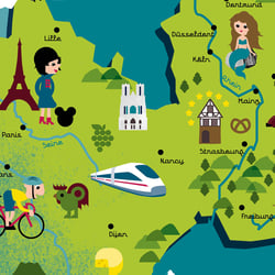 Deutschland Frankreich Rhein