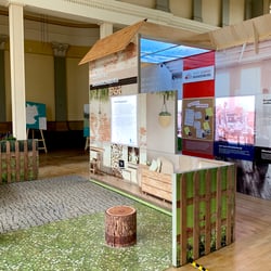 Konzeption, Grafik und Produktion von Messestand Smart Country Brandenburg