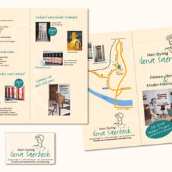Folder und Visitenkarten