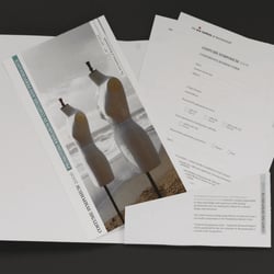 Pressemappe für ein Kostüm-Design Konferenz