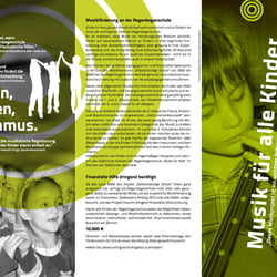 Broschüre für Schulprojekt