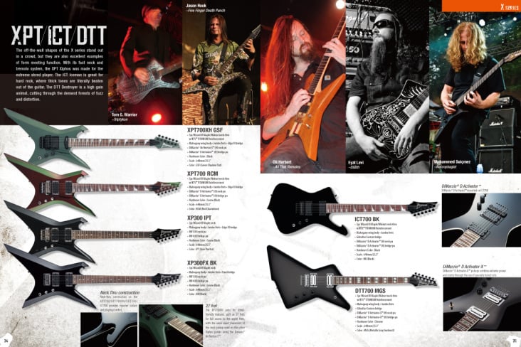 Ibanez Electric Guitar Catalog North/Middle/South America & Oceania