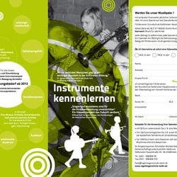 Broschüre für Schulprojekt