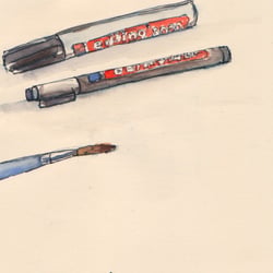 Pen and Brush
