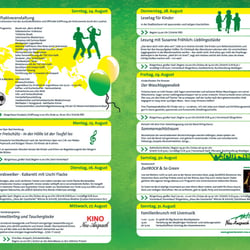 Flyer / Programmheft, innen