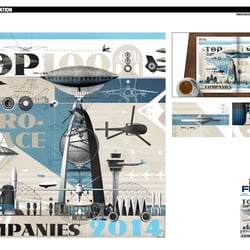 Title imagery for british Flight International magazine.