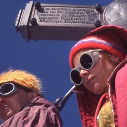 Kaiserkreuz auf dem Großglockner in Österreich, 1969