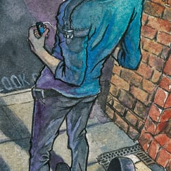 freie Illustration, Aquarell