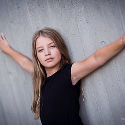 Girl on the wall
