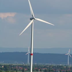 Windrad südlich von Oberg