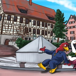 Panel-Artwork – Schwenninger Muslenplatz