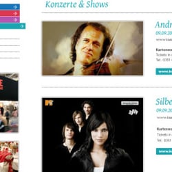 Messe Dresden – Screendesign