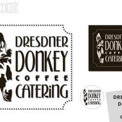 Logo Design für einen Kaffee Catering Truck mit Namen „Donkey“