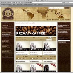 www.berlinerprivatroesterei.de – Produktübersicht