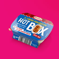 Foodshot und Packshot für Dreistern Hotbox Frikadelle