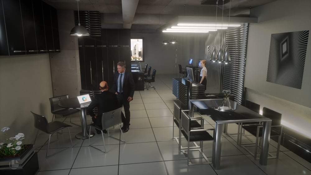 Office Space 3D Visualization