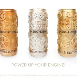 Verpackungsdesign für einen Energydrink