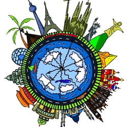 Global Village bunt