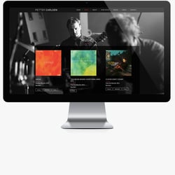 Website design – pettercarlsen.com