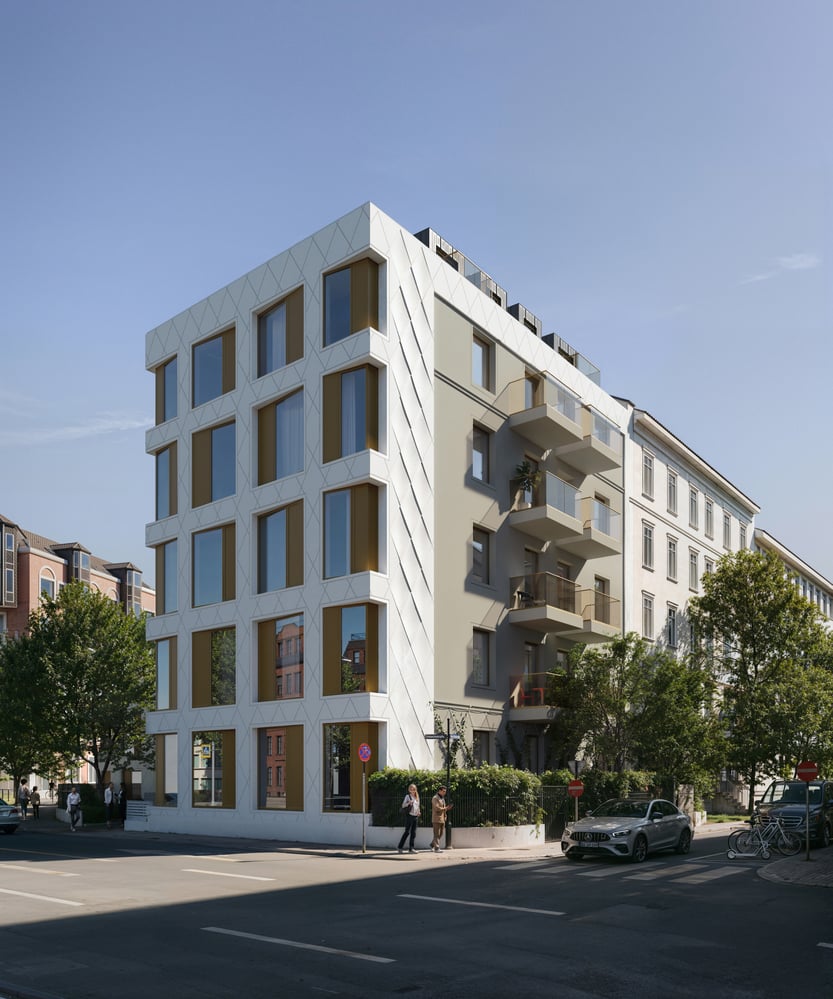 Außenvisualisierung: Wohnhaus, Frankfurt