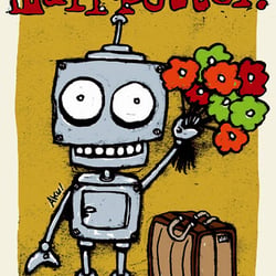 Poster für die Band „muff potter“