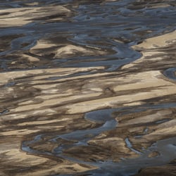 Fluss|Landschaft  :::  Spitzbergen
