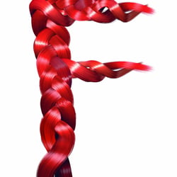 Haarzopf Illustration 3D