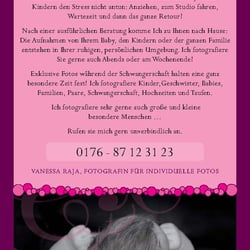 Flyer für Fotografin