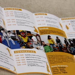 Design der Jahreslehrplanes des Kinder und Jugendclubs SCHALASCH
