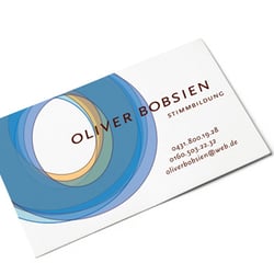 Oliver Bobsien – Stimmbildung – Business Card