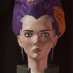 Cyberpunk Lady 3D Model