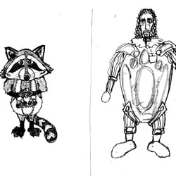 Waschbär & Lord Aureus