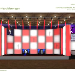 3D – Eventarchitektur – Karlsruhe Schwarzwaldhalle 2