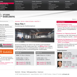 Studio Babelsberg – Unterseite 2