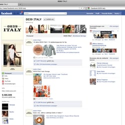 Projekt: 0039Italy Facebook • Agentur: Annette Wanner Communications