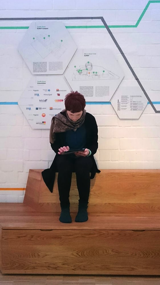 Raumgestaltung und Interior für den inno2grid Showroom final, Berlin 2016