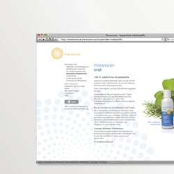 Gestaltungsrichtlinien in der Anwendung als Website.