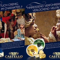 Anzeigen getextet für Arla Foods [Castello Käse]