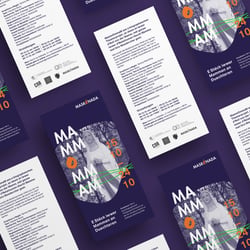 CI für Maskénada a.s.b.l. – Flyer für Mammommam