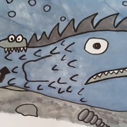 Wir haben schon, den dritten „Inktober! Heute hat ein kleiner Köder“, richtig zugebissen
