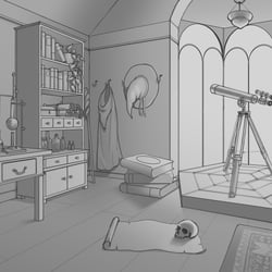 Zimmer des Lehrlings