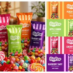 SinPop – Sweet Candy Packaging Design