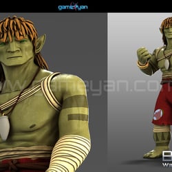 3D Character Modeling Creature