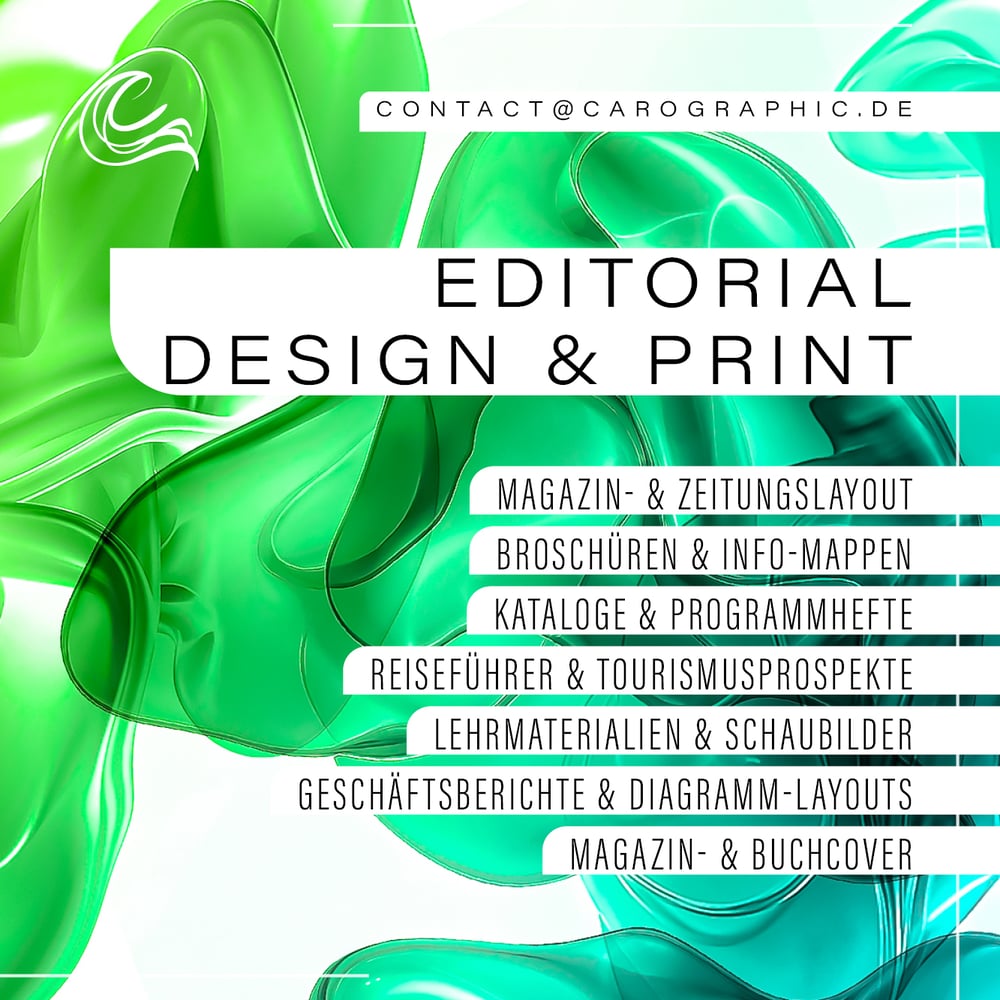 Editorial Design & Print – Magazine, Broschüren & Kataloge