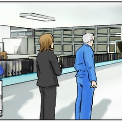 Storyboard-Bild 5 – Bürokratieabbau